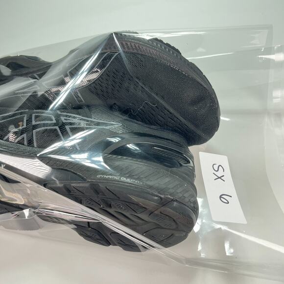 ASICS GEL-Kayano 27 Black Running Shoes Sneakers Extra Wide 1011A833 Men’s Sz 11 - Picture 10 of 10